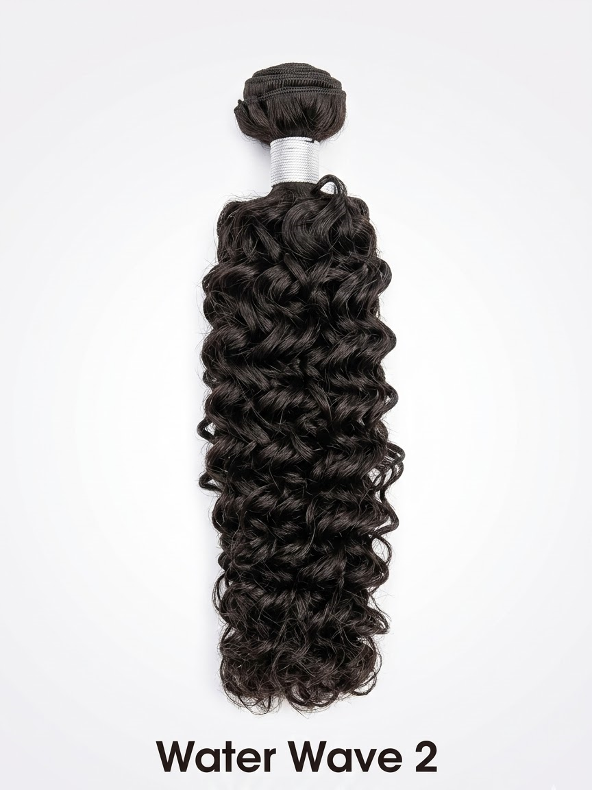 Water Wave 2 Curly Human Hair Bundle/Extension