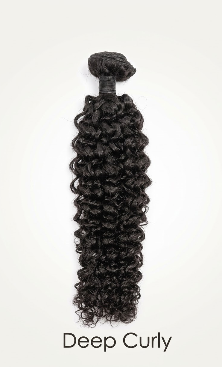 Deep Curly Human Hair Bundle/Extension