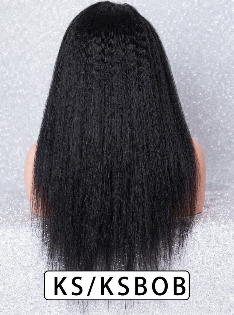KS Kinky Straight Lace Front Wig | Premium Human Hair Wigs for Women