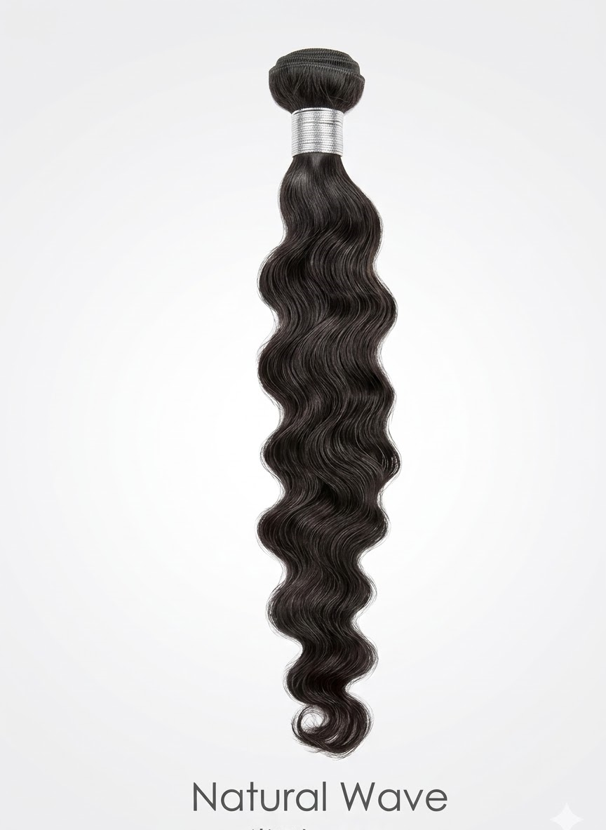 Natural Wave Curly Human Hair Bundle/Extension