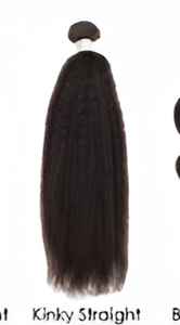 Kinky Straight Human Hair Extension Bundle | Blowout Texture Weave