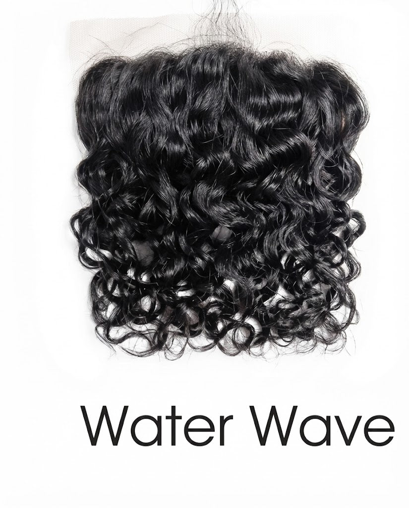 Water Wave Lace Frontal Human Hair Piece