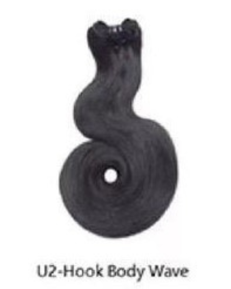 U2-Hook Body Wave Human Hair Extension Bundle | Luxurious Deep Wave Weave