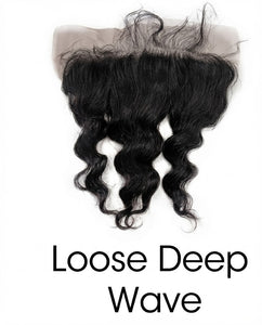 Loose Deep Wave Lace Frontal Human Hair Piece