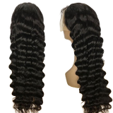 Deep Curly Human Hair Wig - Long Length Full Density