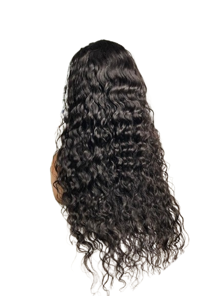 Deep Curly Human Hair Wig - Long Length Full Density