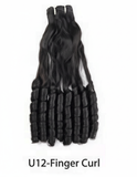 U12 Finger Curl Deep Wave Virgin Hair Bundle