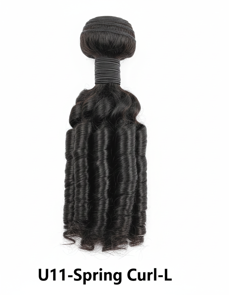 U11 Spring Curl-L Voluminous Hair Bundle