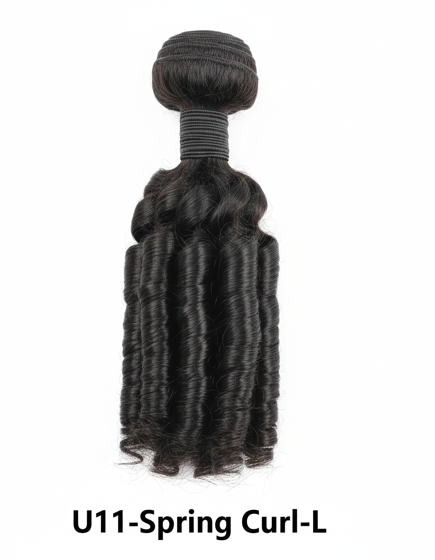 U11 Spring Curl-L Voluminous Hair Bundle