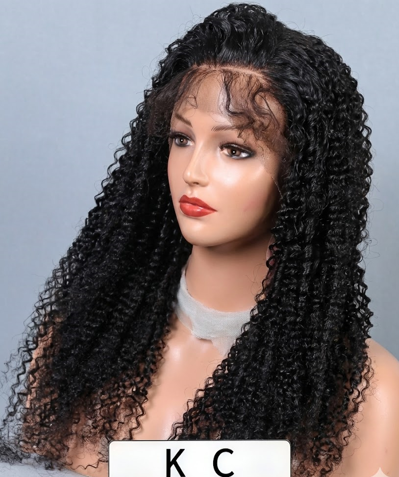KC Kinky Curly Lace Front Wig | Premium Human Hair Wigs for Women